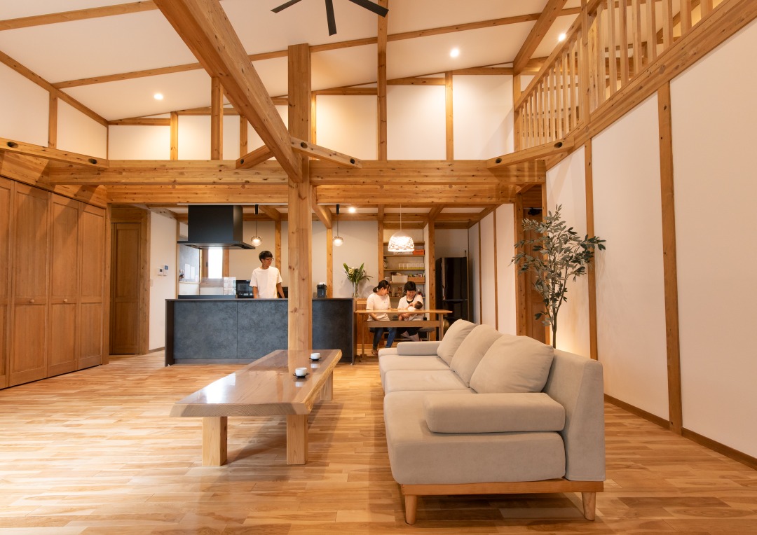 3年経った今も、毎日フレッシュな木の香りに包まれています 画像