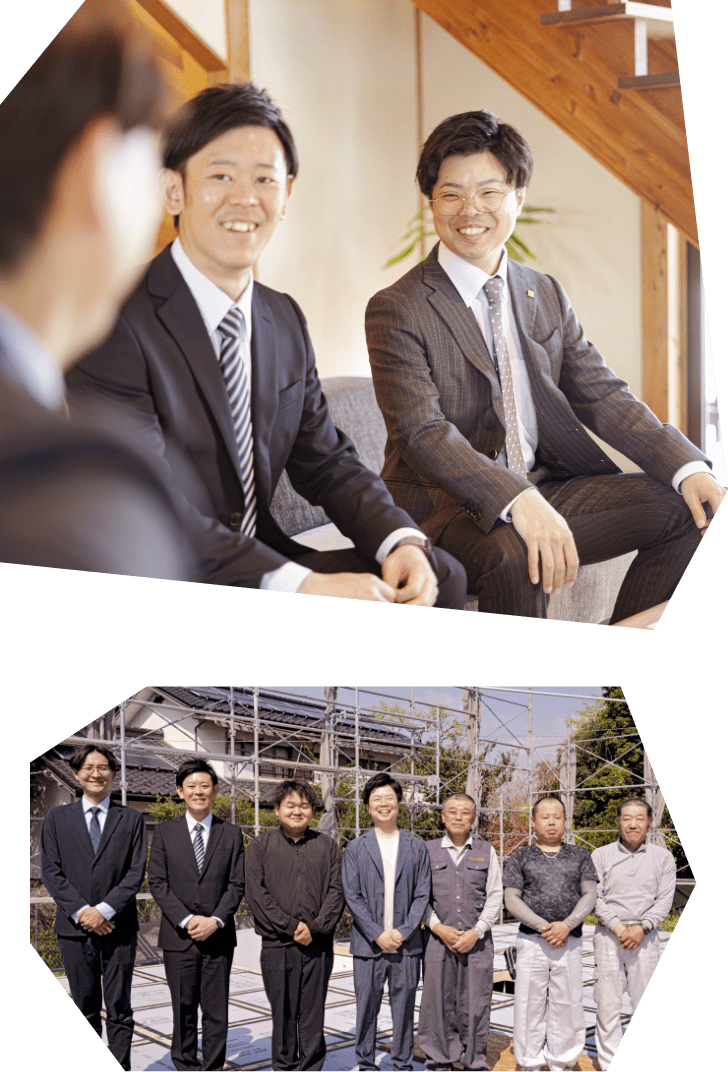 職人が一棟一棟つくる