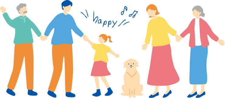 人々　イラスト