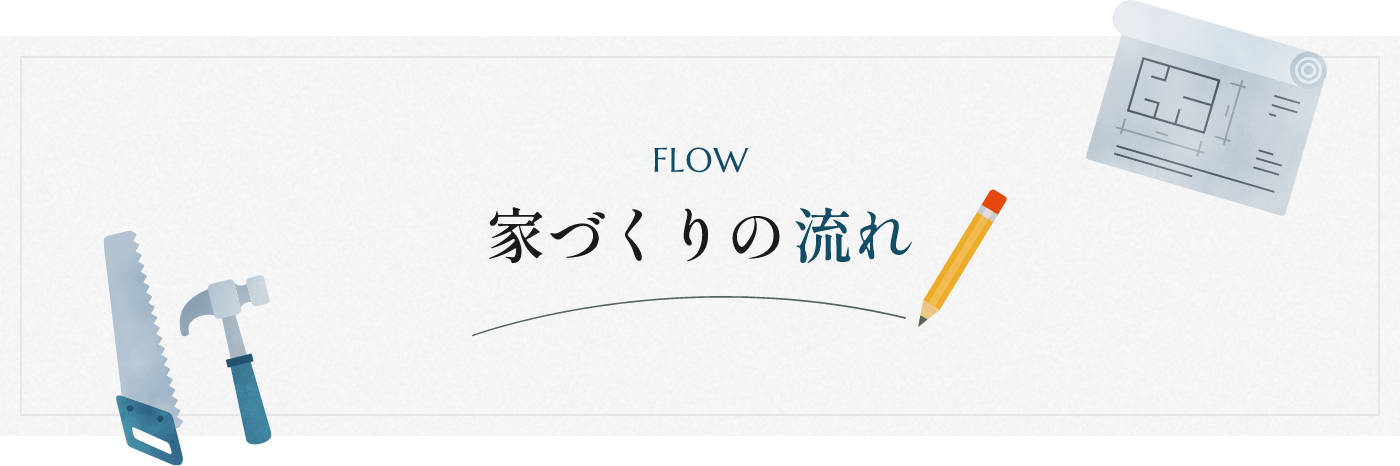 家づくりの流れ