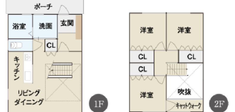 アティックスタイル（中2階建て）