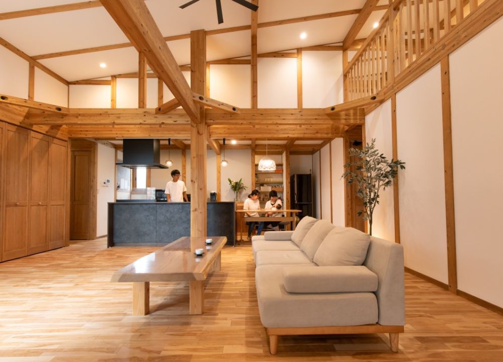 3年経った今も、毎日フレッシュな木の香りに包まれています