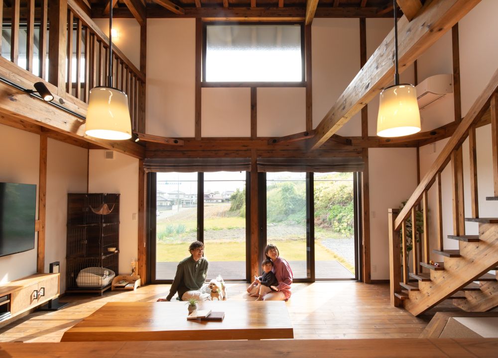 古民家に憧れていた私たちが選択したのはリノベではなく新築でした。