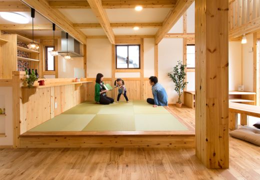 木のぬくもりに包まれる、和のある暮らし。